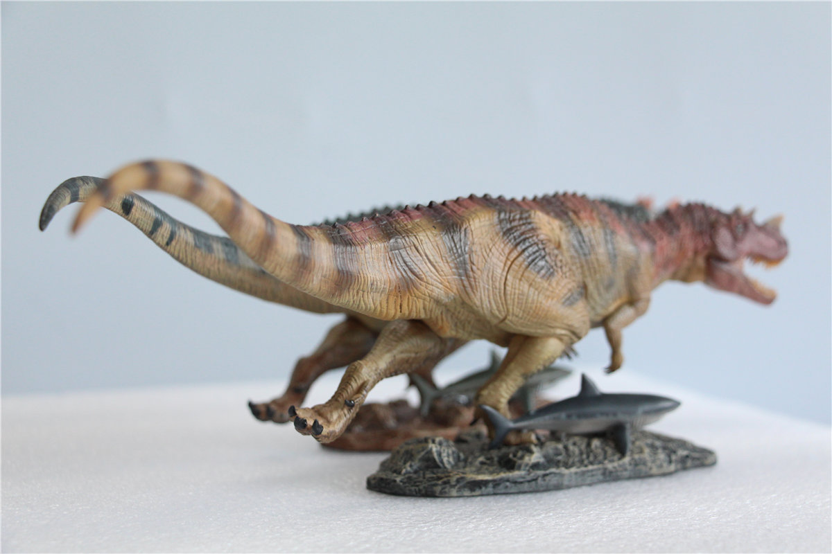 IN STOCK! Nanmu Studio 1/35 Ceratosaurus Scavenge Figure with Shark Base Jurassic Dinosaur Collector Model Toys Gift Kids Adult