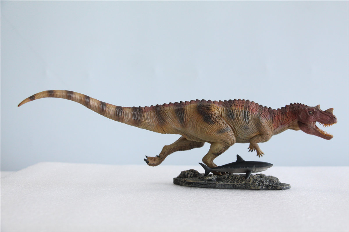 IN STOCK! Nanmu Studio 1/35 Ceratosaurus Scavenge Figure with Shark Base Jurassic Dinosaur Collector Model Toys Gift Kids Adult