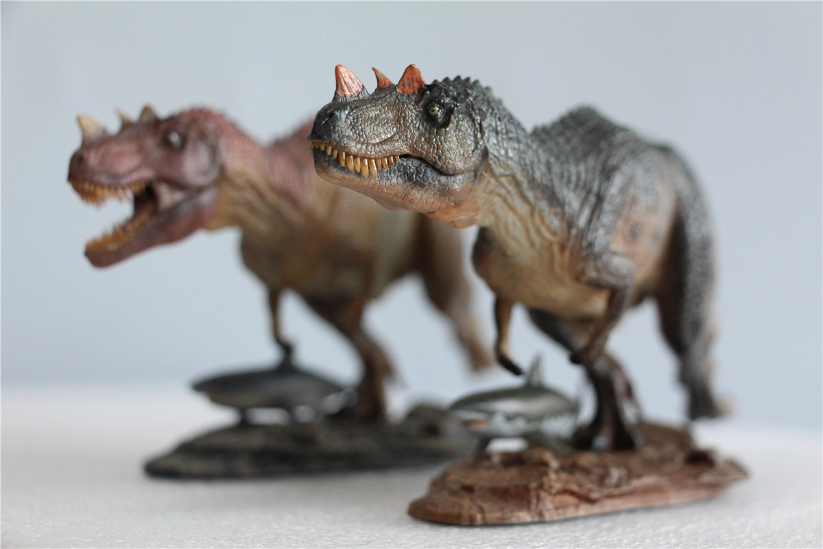IN STOCK! Nanmu Studio 1/35 Ceratosaurus Scavenge Figure with Shark Base Jurassic Dinosaur Collector Model Toys Gift Kids Adult