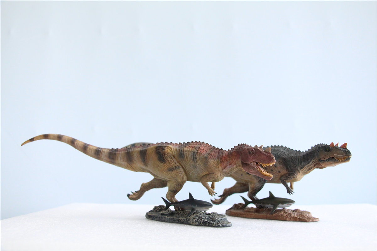 IN STOCK! Nanmu Studio 1/35 Ceratosaurus Scavenge Figure with Shark Base Jurassic Dinosaur Collector Model Toys Gift Kids Adult