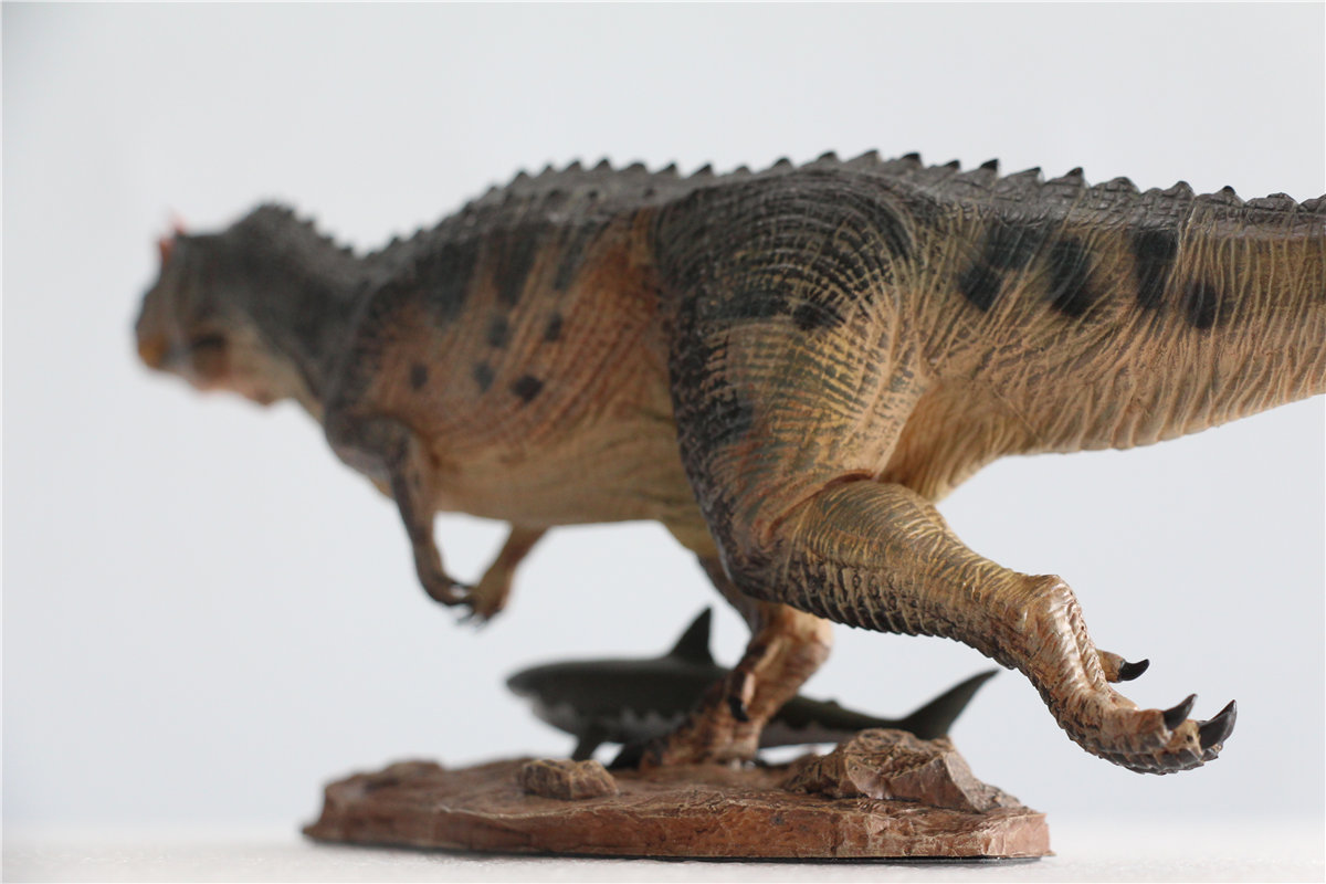 IN STOCK! Nanmu Studio 1/35 Ceratosaurus Scavenge Figure with Shark Base Jurassic Dinosaur Collector Model Toys Gift Kids Adult