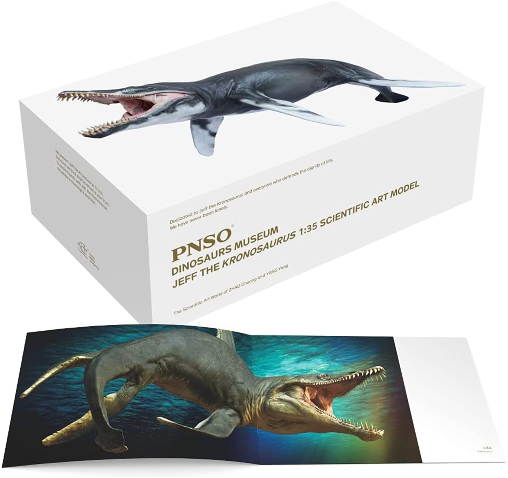 PNSO MARINE MUSEUM JEFF THE KRONOSAURUS 1:35 SCIENTIFIC ART MODEL Animal Collector Model Adult Kids Education Toy Gift