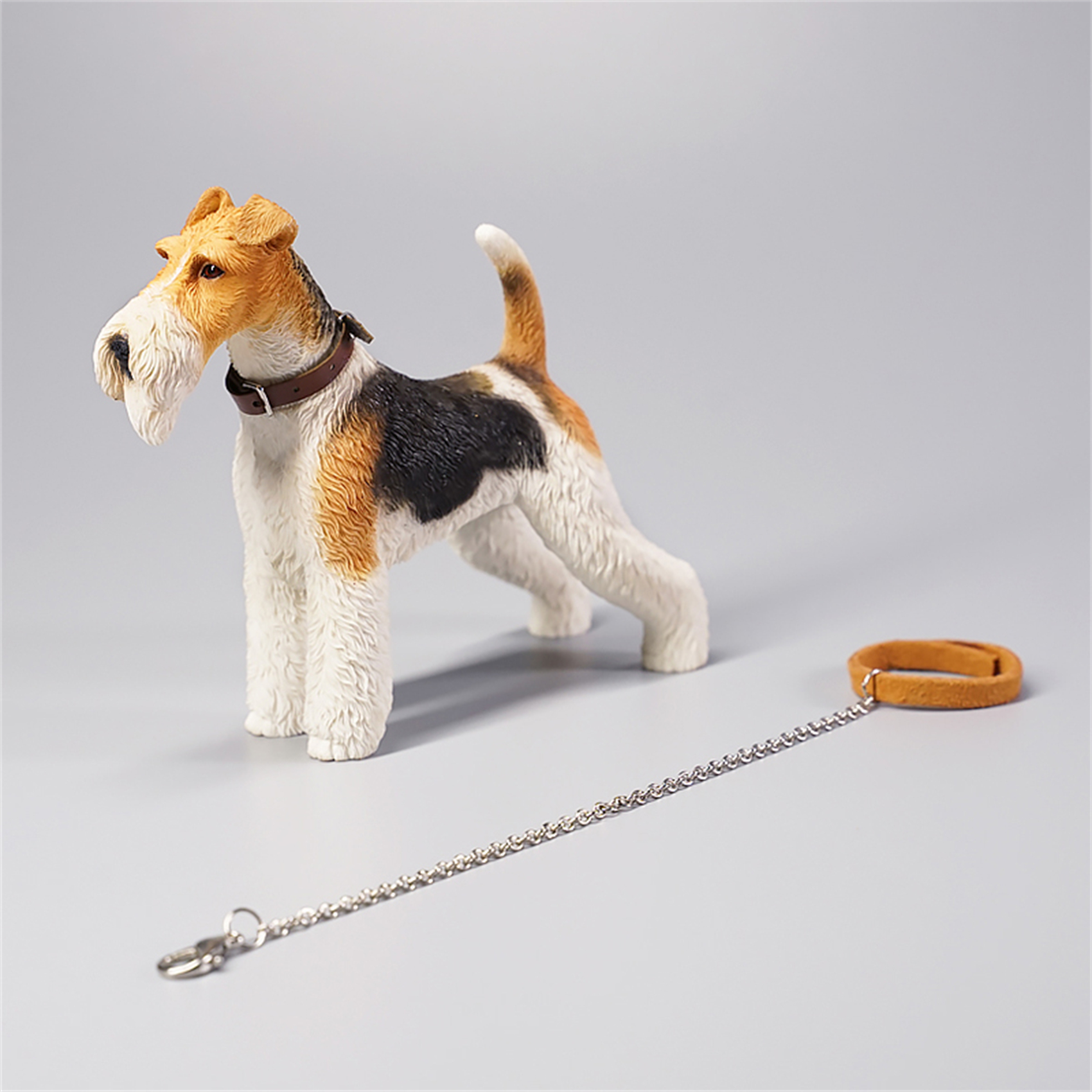 JXK 1/6 Fox Terrier Figure Dog Pet Healing Figure Cute Canidae Animal Collector Toy Resin Desktop Decoration Gift JXK 1/6 Fox Terrier Figure Dog Pet Healing Figure Cute Canidae Animal Collector Toy Resin Desktop Decoration Gift