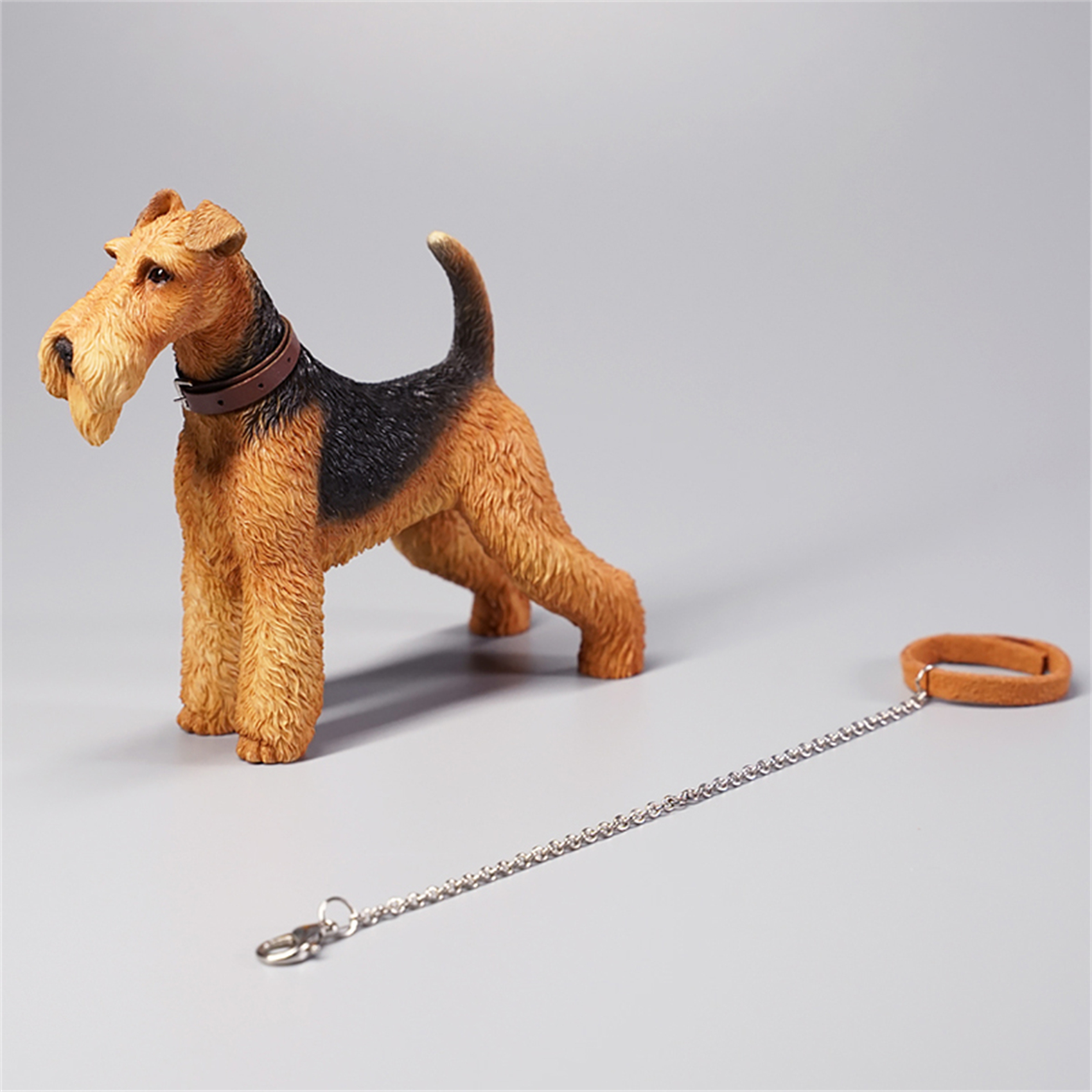 JXK 1/6 Fox Terrier Figure Dog Pet Healing Figure Cute Canidae Animal Collector Toy Resin Desktop Decoration Gift JXK 1/6 Fox Terrier Figure Dog Pet Healing Figure Cute Canidae Animal Collector Toy Resin Desktop Decoration Gift