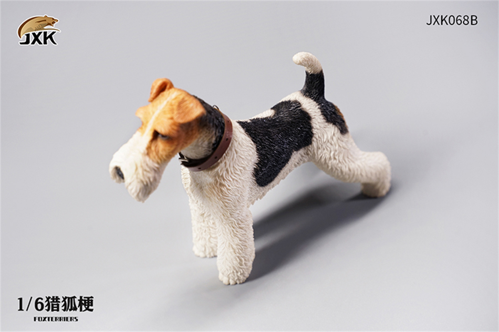 JXK 1/6 Fox Terrier Figure Dog Pet Healing Figure Cute Canidae Animal Collector Toy Resin Desktop Decoration Gift JXK 1/6 Fox Terrier Figure Dog Pet Healing Figure Cute Canidae Animal Collector Toy Resin Desktop Decoration Gift