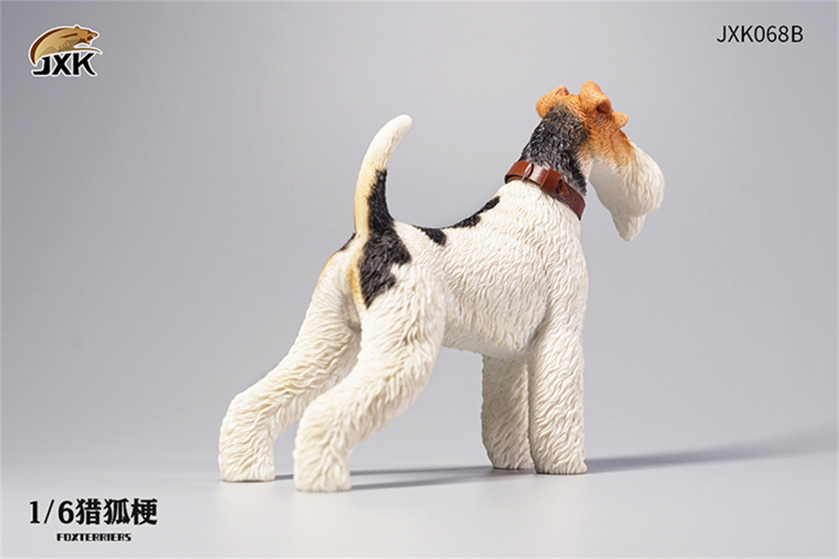 JXK 1/6 Fox Terrier Figure Dog Pet Healing Figure Cute Canidae Animal Collector Toy Resin Desktop Decoration Gift JXK 1/6 Fox Terrier Figure Dog Pet Healing Figure Cute Canidae Animal Collector Toy Resin Desktop Decoration Gift