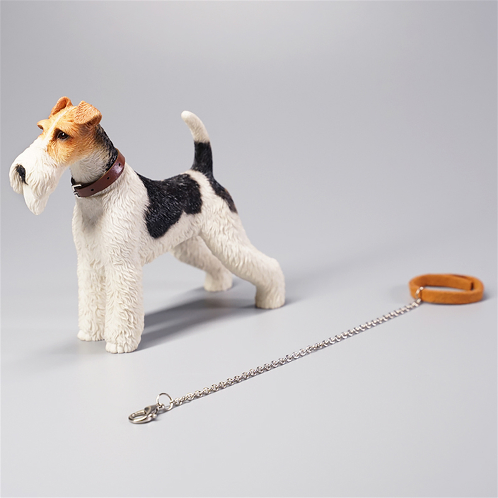 JXK 1/6 Fox Terrier Figure Dog Pet Healing Figure Cute Canidae Animal Collector Toy Resin Desktop Decoration Gift JXK 1/6 Fox Terrier Figure Dog Pet Healing Figure Cute Canidae Animal Collector Toy Resin Desktop Decoration Gift