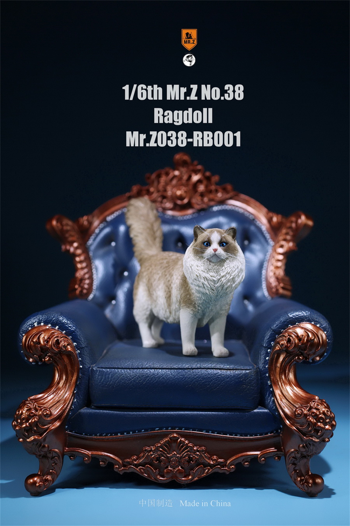 Mr.Z Studio 1:6 Ragdoll Figure Cute Cat Pet Animal Model Resin Collector Decoration Toy Decoration Ornaments Birthday Gift Doll Mr.Z Studio 1:6 Ragdoll Figure Cute Cat Pet Animal Model Resin Collector Decoration Toy Decoration Ornaments Birthday Gift Doll