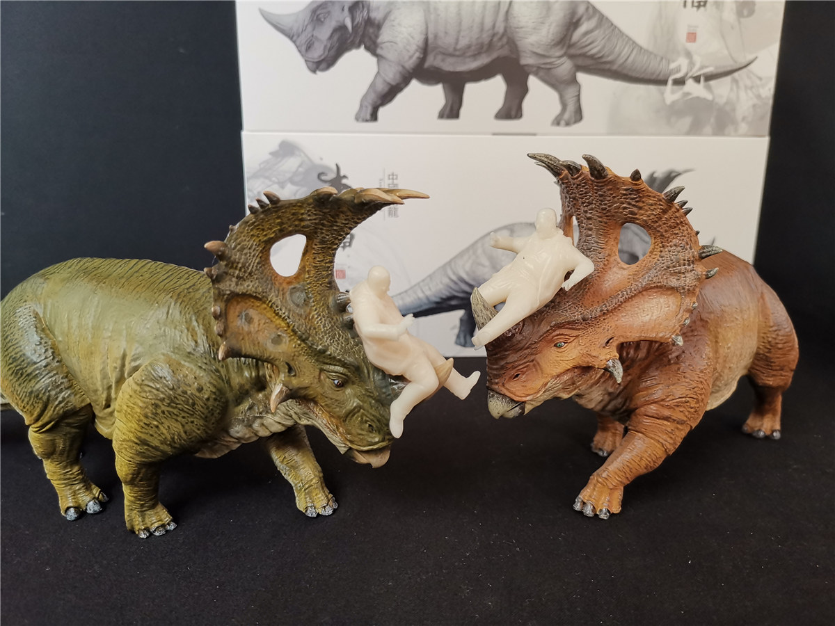Nanmu Studio 1:35 Scale Sinoceratops Tower Shield Figure Realistic Ceratops Dinosaur Figure PVC Model Toys Collector Gift Adult Nanmu Studio 1:35 Scale Sinoceratops Tower Shield Figure Realistic Ceratops Dinosaur Figure PVC Model Toys Collector Gift Adult