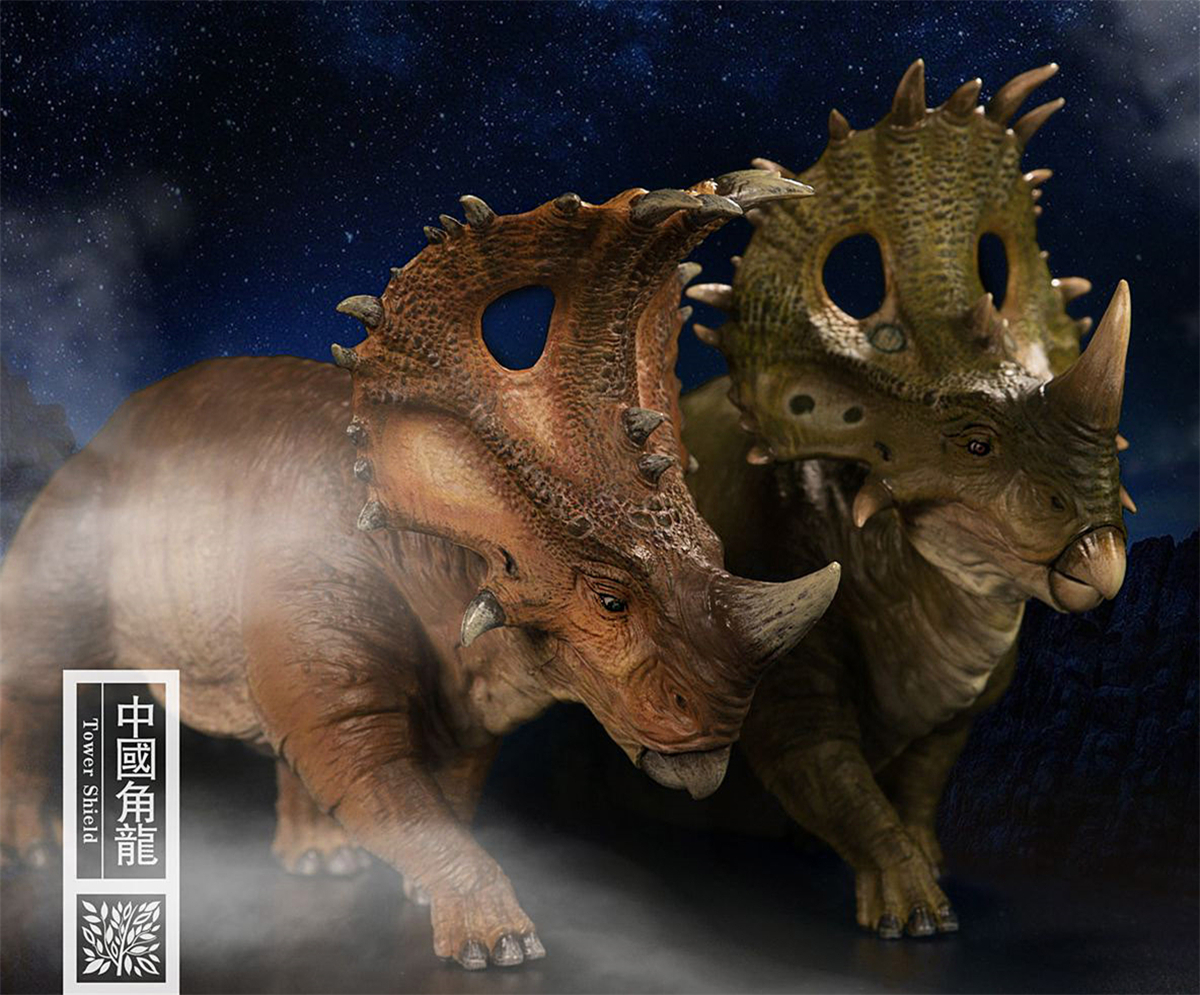 Nanmu Studio 1:35 Scale Sinoceratops Tower Shield Figure Realistic Ceratops Dinosaur Figure PVC Model Toys Collector Gift Adult Nanmu Studio 1:35 Scale Sinoceratops Tower Shield Figure Realistic Ceratops Dinosaur Figure PVC Model Toys Collector Gift Adult
