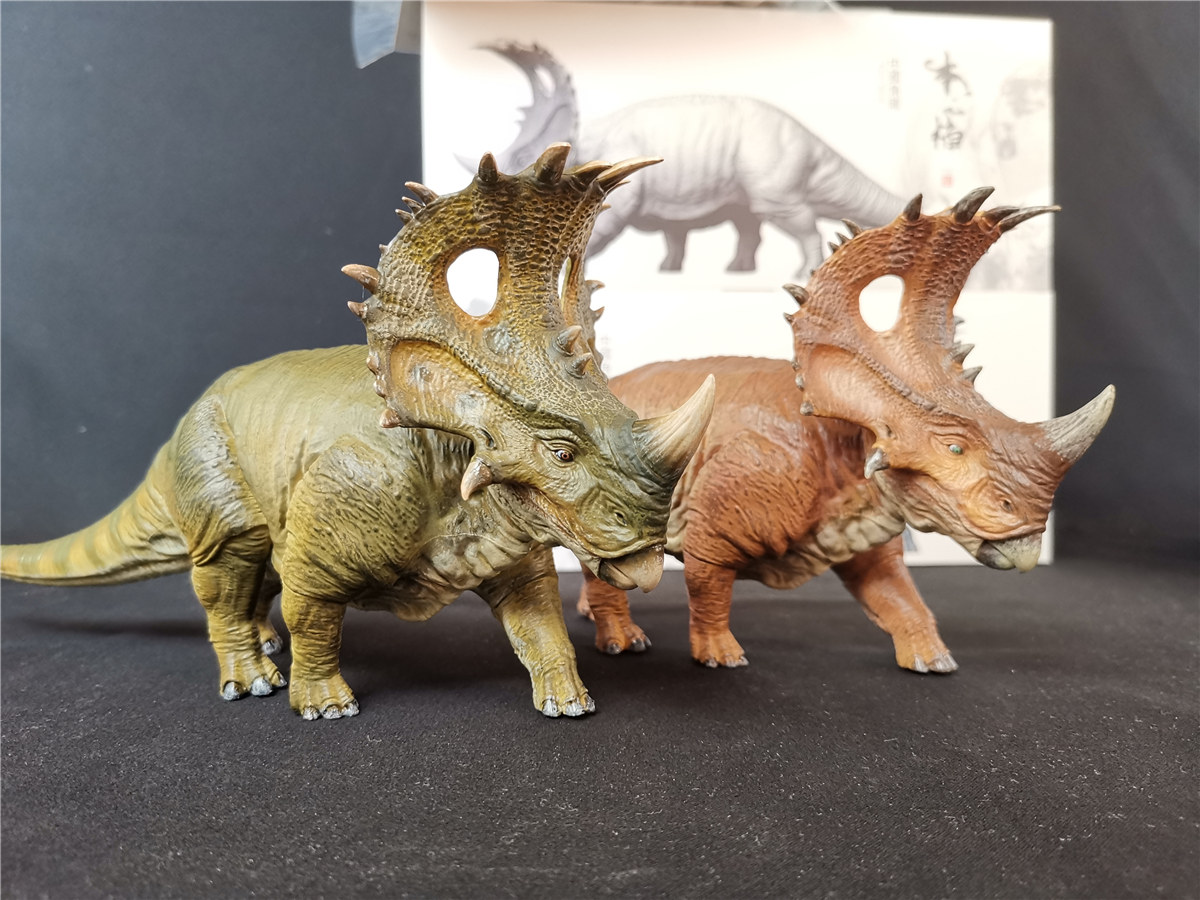 Nanmu Studio 1:35 Scale Sinoceratops Tower Shield Figure Realistic Ceratops Dinosaur Figure PVC Model Toys Collector Gift Adult Nanmu Studio 1:35 Scale Sinoceratops Tower Shield Figure Realistic Ceratops Dinosaur Figure PVC Model Toys Collector Gift Adult
