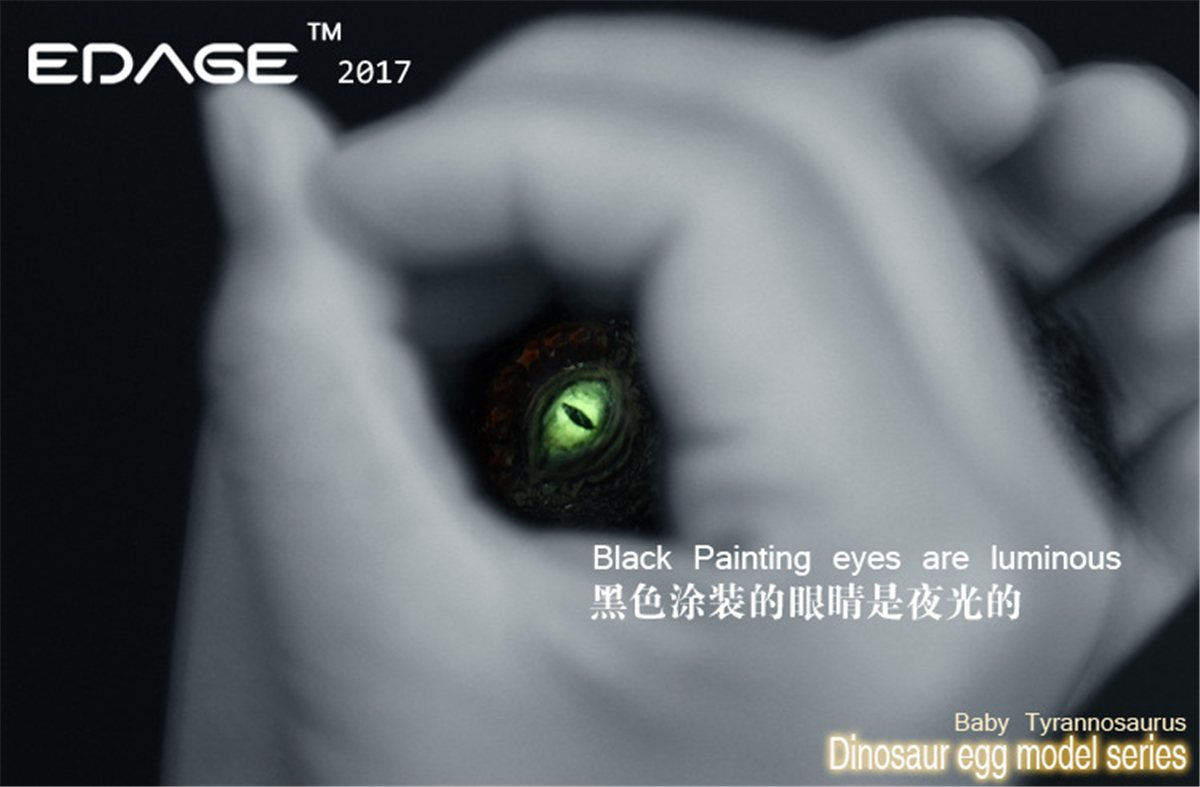 EDAGE Ankylosaurus Triceratops Brachiosaurus Stegosaurus Tyrannosaurus Rex Velociraptor Baby Egg Figure Dinosaur Toy Gift