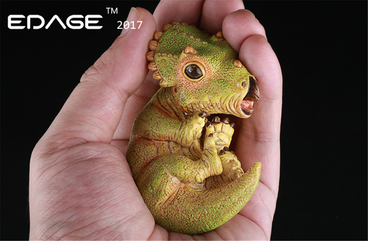 EDAGE Ankylosaurus Triceratops Brachiosaurus Stegosaurus Tyrannosaurus Rex Velociraptor Baby Egg Figure Dinosaur Toy Gift
