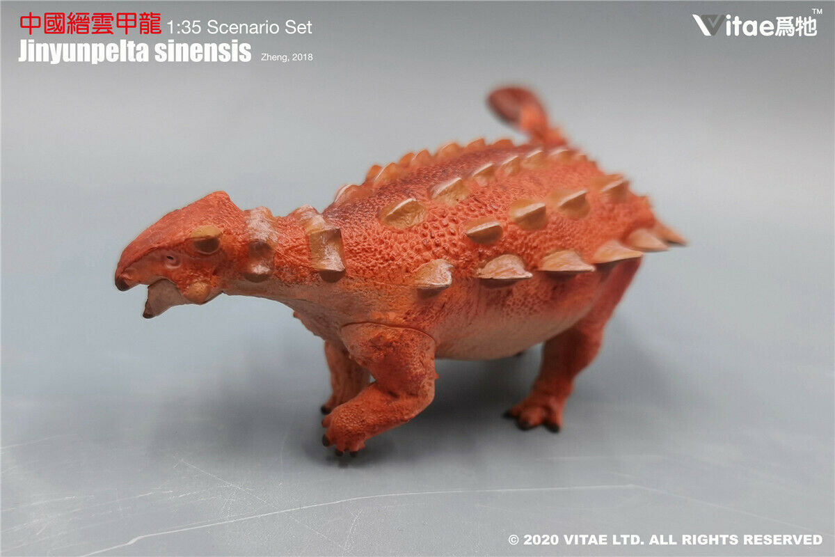 Vitae 1:35 Scale Jinyunpelta Sinensis Model Ankylosaur Dinosaur Toys Animal Collector Animal Adults Gift