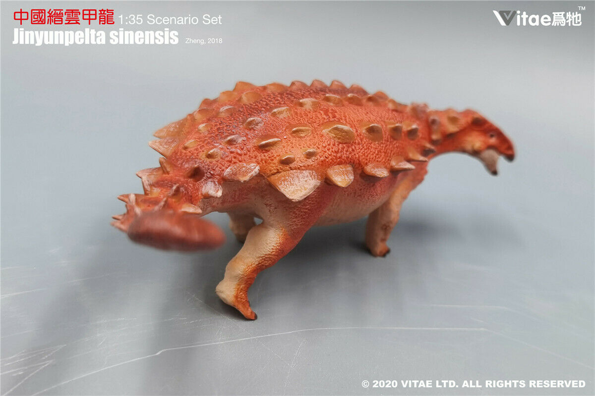 Vitae 1:35 Scale Jinyunpelta Sinensis Model Ankylosaur Dinosaur Toys Animal Collector Animal Adults Gift