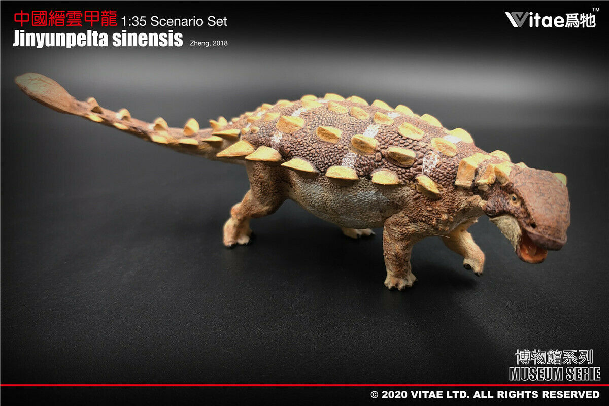 Vitae 1:35 Scale Jinyunpelta Sinensis Model Ankylosaur Dinosaur Toys Animal Collector Animal Adults Gift