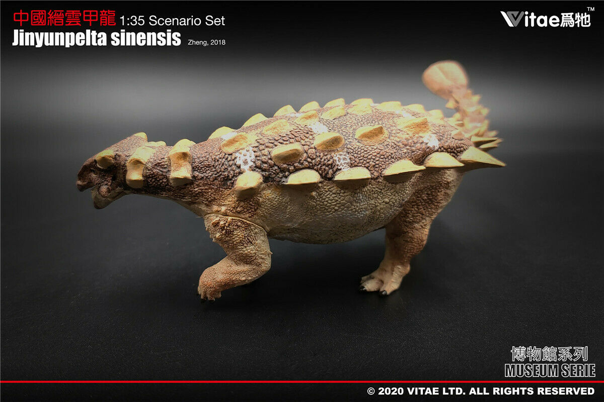 Vitae 1:35 Scale Jinyunpelta Sinensis Model Ankylosaur Dinosaur Toys Animal Collector Animal Adults Gift