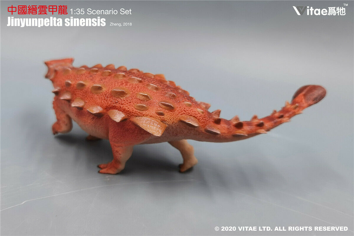 Vitae 1:35 Scale Jinyunpelta Sinensis Model Ankylosaur Dinosaur Toys Animal Collector Animal Adults Gift