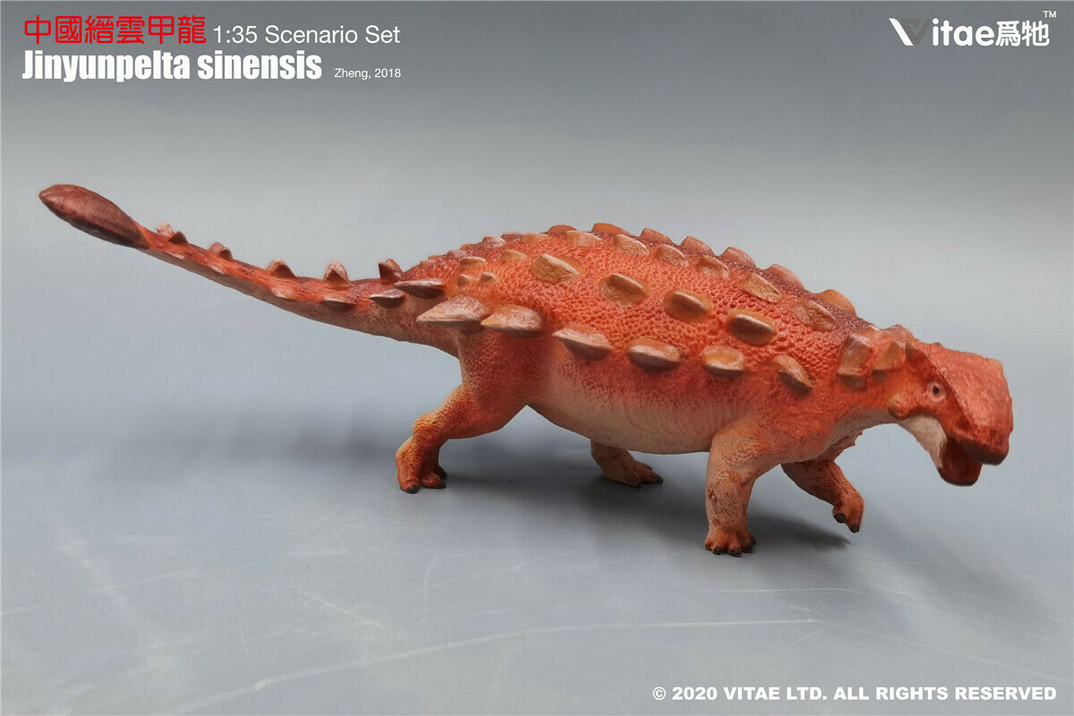 Vitae 1:35 Scale Jinyunpelta Sinensis Model Ankylosaur Dinosaur Toys Animal Collector Animal Adults Gift