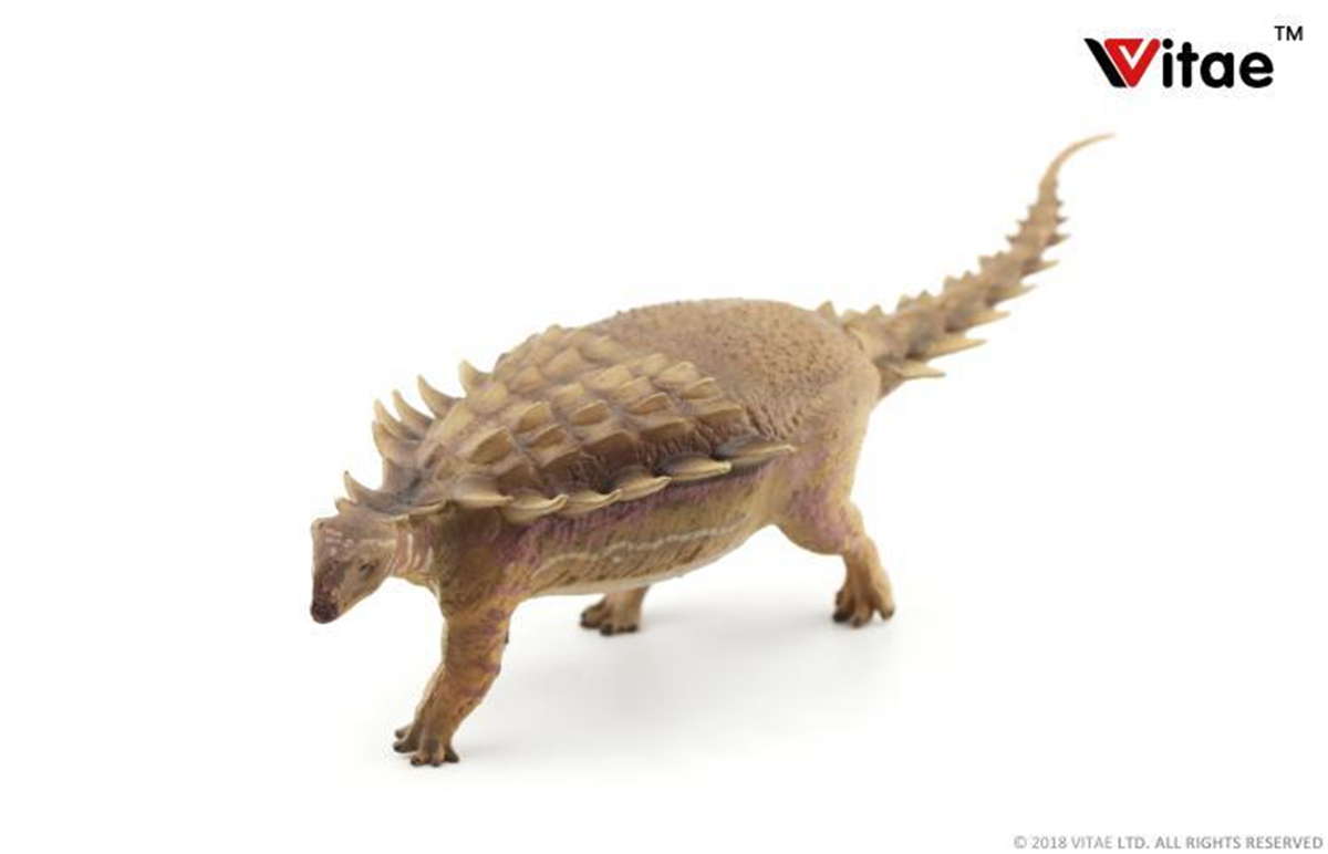 IN STOCK! Vitae Zhejiangosaurus Lishuiensis Figure Ankylosaur Dinosaur Toys Animal Collector Decoration Adults Gift