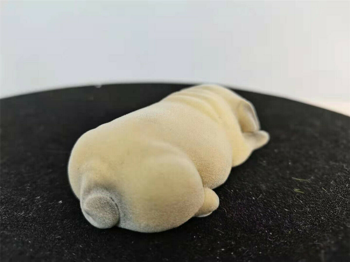 JXK Cute Sleep Pug Dog Pet Healing Figure Canidae Puppy Animal Model Collector Toy Gift JXK Cute Sleep Pug Dog Pet Healing Figure Canidae Puppy Animal Model Collector Toy Gift