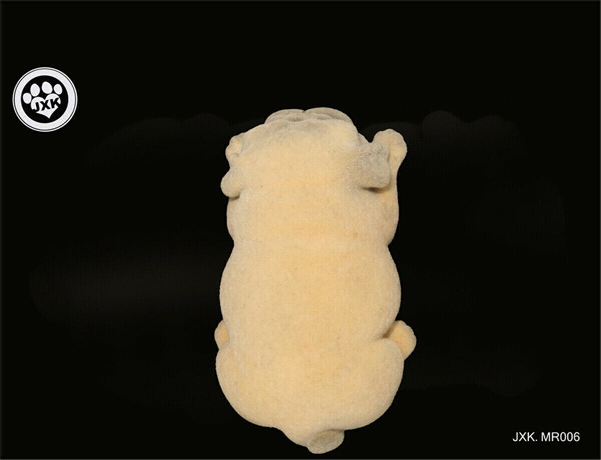 JXK Cute Sleep Pug Dog Pet Healing Figure Canidae Puppy Animal Model Collector Toy Gift JXK Cute Sleep Pug Dog Pet Healing Figure Canidae Puppy Animal Model Collector Toy Gift