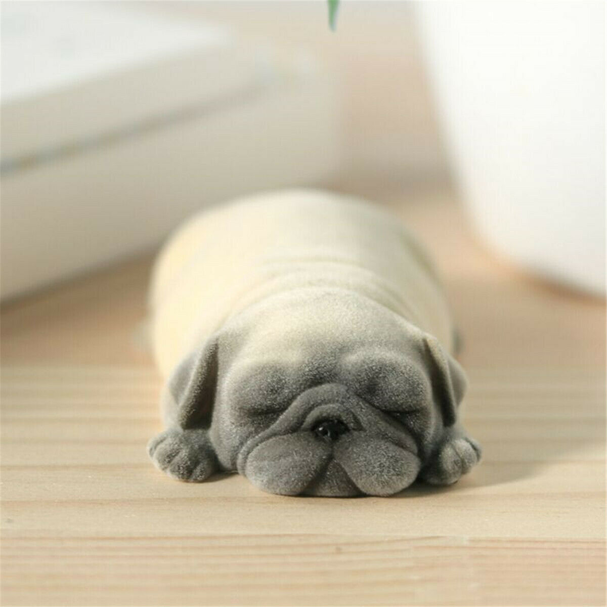 JXK Cute Sleep Pug Dog Pet Healing Figure Canidae Puppy Animal Model Collector Toy Gift JXK Cute Sleep Pug Dog Pet Healing Figure Canidae Puppy Animal Model Collector Toy Gift