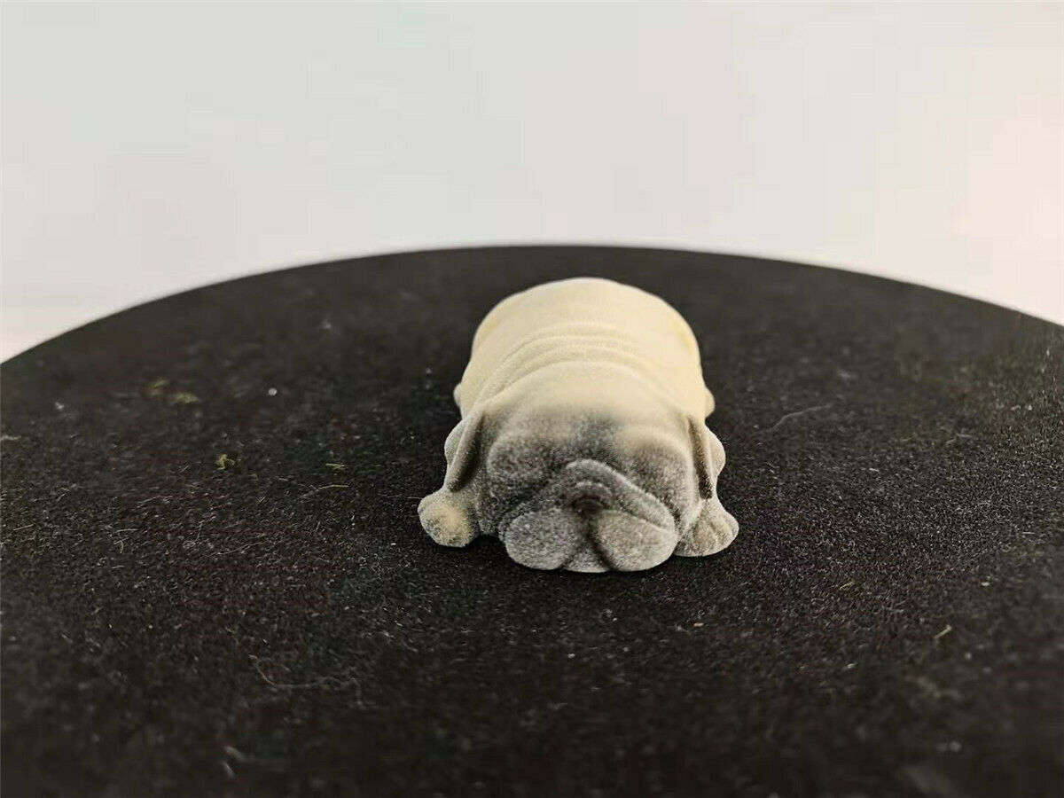 JXK Cute Sleep Pug Dog Pet Healing Figure Canidae Puppy Animal Model Collector Toy Gift JXK Cute Sleep Pug Dog Pet Healing Figure Canidae Puppy Animal Model Collector Toy Gift