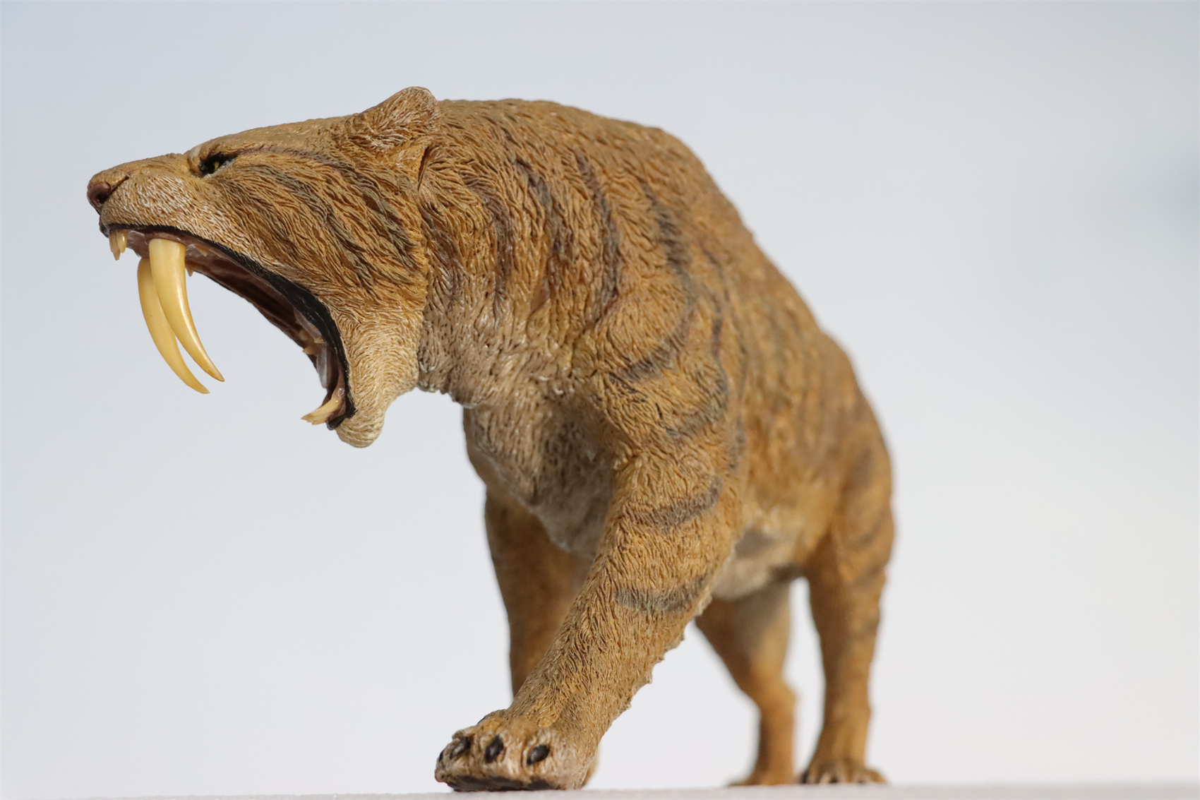 REBOR 1:11 Smilodon Populator Stray Cat Figure Ice Age Ver Plain Ver 2 Head Collector Toy Animal Model Christmas Decorations
