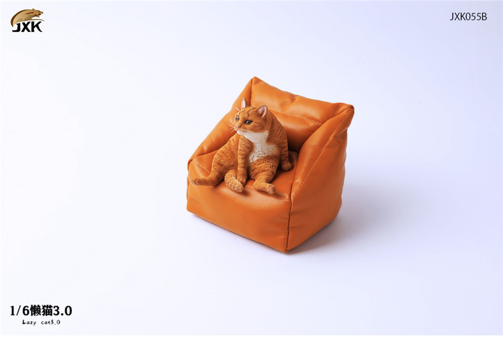 JXK 1:6 Scale Orange Cats Figure Cute Lazy Cat Pet Healing Figure Felidae Animal Collector Toy Resin Desktop Decoration Gift JXK 1:6 Scale Orange Cats Figure Cute Lazy Cat Pet Healing Figure Felidae Animal Collector Toy Resin Desktop Decoration Gift