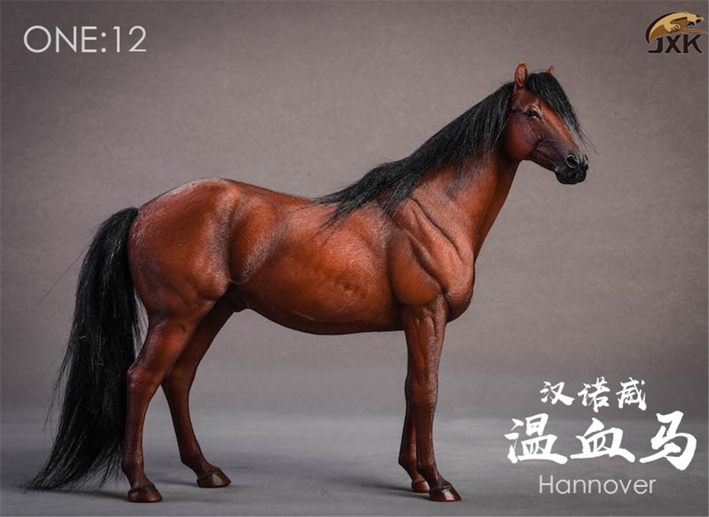 JXK 1:12 Scale German Hannover Horse Animal Model Healing Figure Equidae Animal Collector Toy Resin Desktop Decoration Gift JXK 1:12 Scale German Hannover Horse Animal Model Healing Figure Equidae Animal Collector Toy Resin Desktop Decoration Gift
