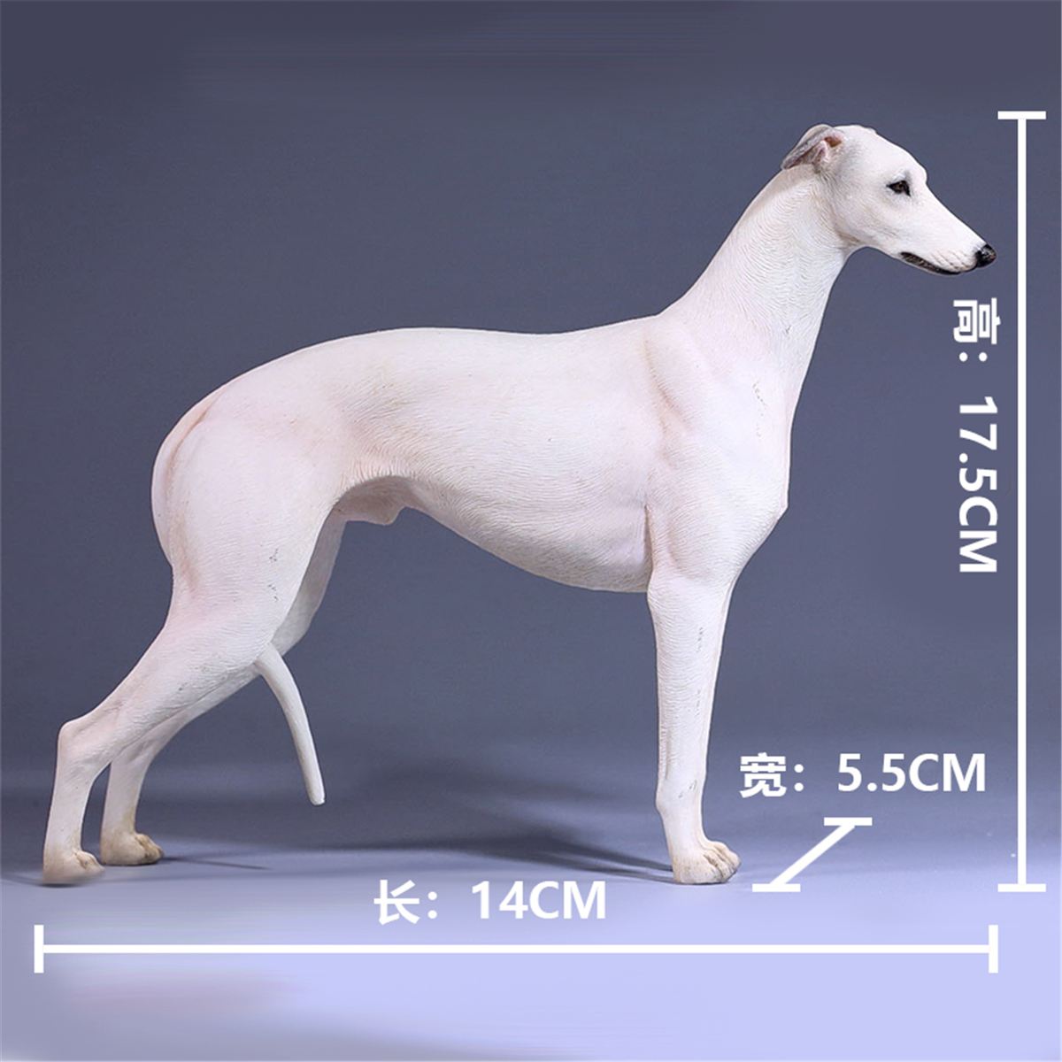 Mr.Z 1:6 Scale Greyhound Whippet Dog Pet Healing Figure Animal Model Toy Collector Desktop Decoration Adult Gift