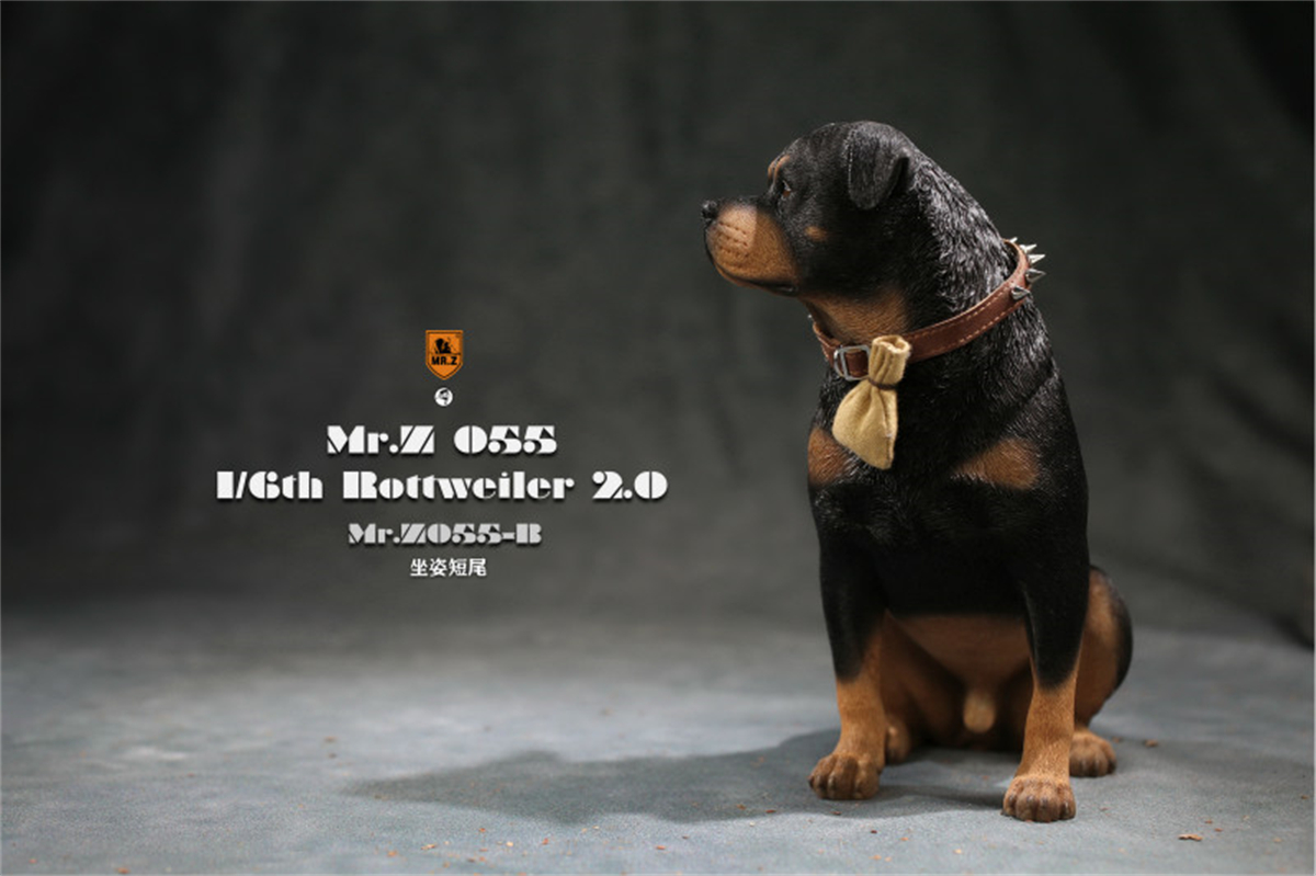 Mr.Z Studio 1:6 Rottweiler Figure Cute Police Pet Dog Animal Model Collector Decor Kid Gift Resin Office Desktop Accessories Mr.Z Studio 1:6 Rottweiler Figure Cute Police Pet Dog Animal Model Collector Decor Kid Gift Resin Office Desktop Accessories
