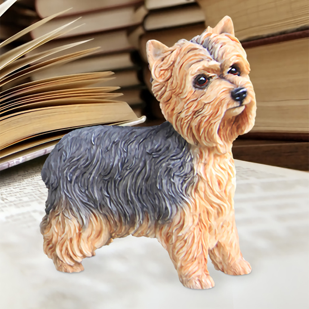 JJM British Yorkshire Terrier Youkshire Dog Pet Figure Collector Toy Car Decoration Animal Resin Model Educational for Kids JJM British Yorkshire Terrier Youkshire Dog Pet Figure Collector Toy Car Decoration Animal Resin Model Educational for Kids