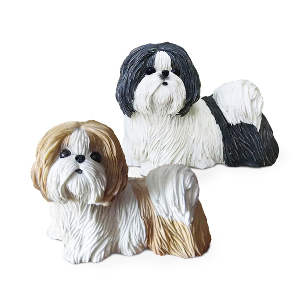 JJM Shih Tzu Dog Pet Figure Resin Model Canidae Animal Chrysanthemum Collector Toy Car Decoration Educational for Adults Kids JJM Shih Tzu Dog Pet Figure Resin Model Canidae Animal Chrysanthemum Collector Toy Car Decoration Educational for Adults Kids