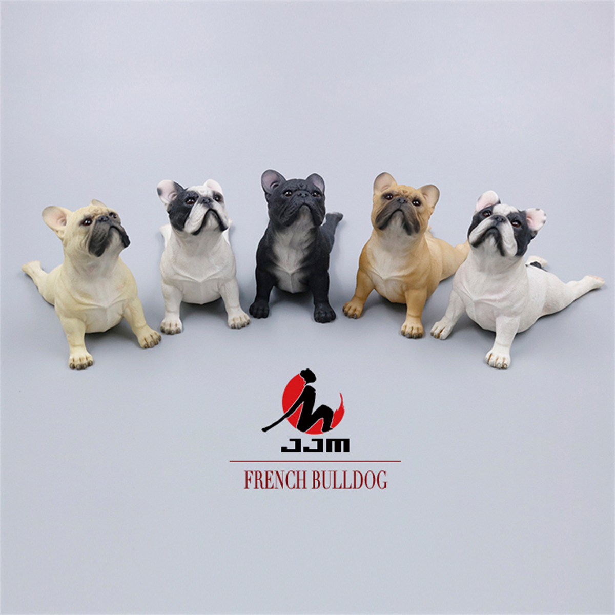JJM 1/6 French Bulldog Dog Pet Figure Animal Model Collector Toy Decoration Gift Car Ornaments Crafts Simulation Lying Position JJM 1/6 French Bulldog Dog Pet Figure Animal Model Collector Toy Decoration Gift Car Ornaments Crafts Simulation Lying Position