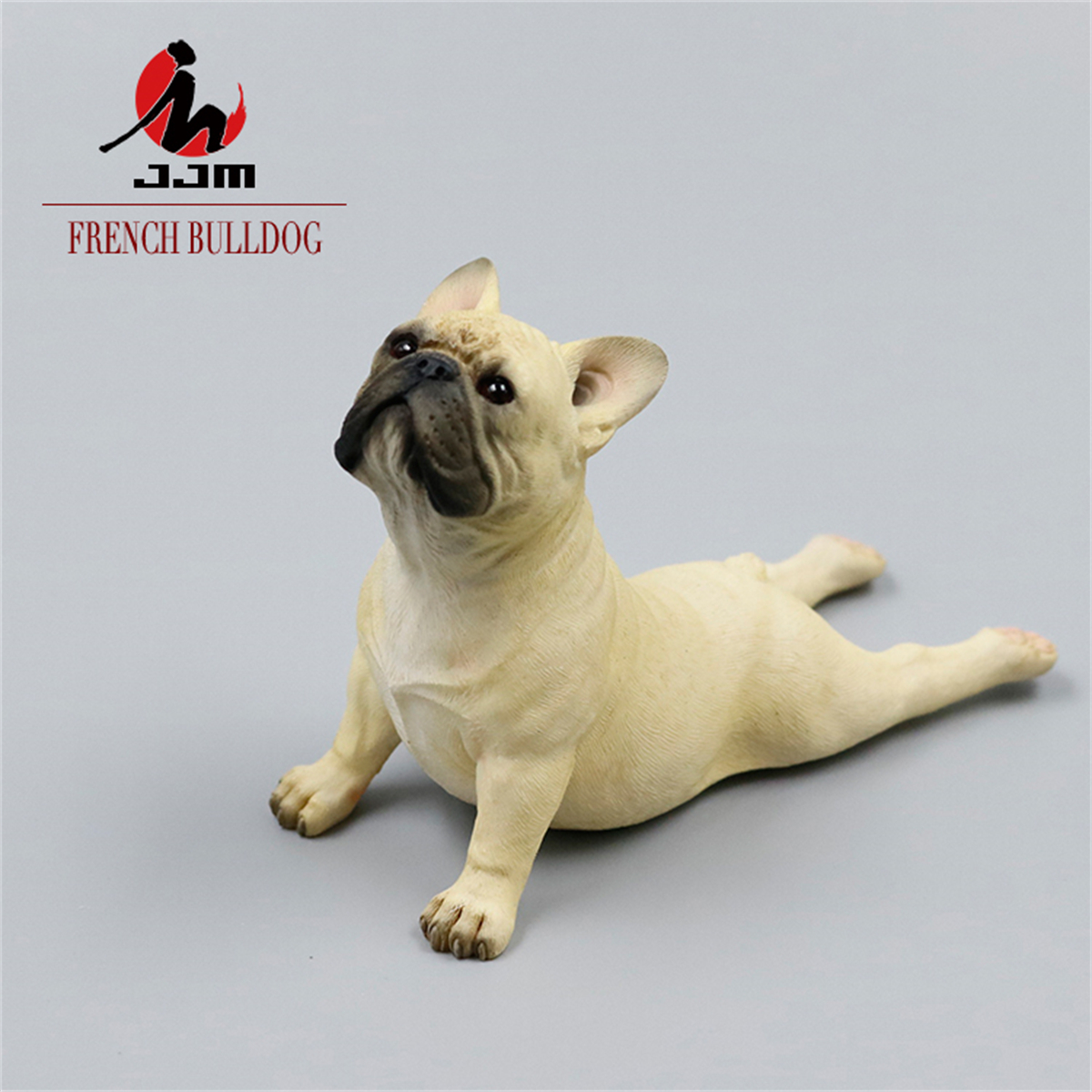 JJM 1/6 French Bulldog Dog Pet Figure Animal Model Collector Toy Decoration Gift Car Ornaments Crafts Simulation Lying Position JJM 1/6 French Bulldog Dog Pet Figure Animal Model Collector Toy Decoration Gift Car Ornaments Crafts Simulation Lying Position