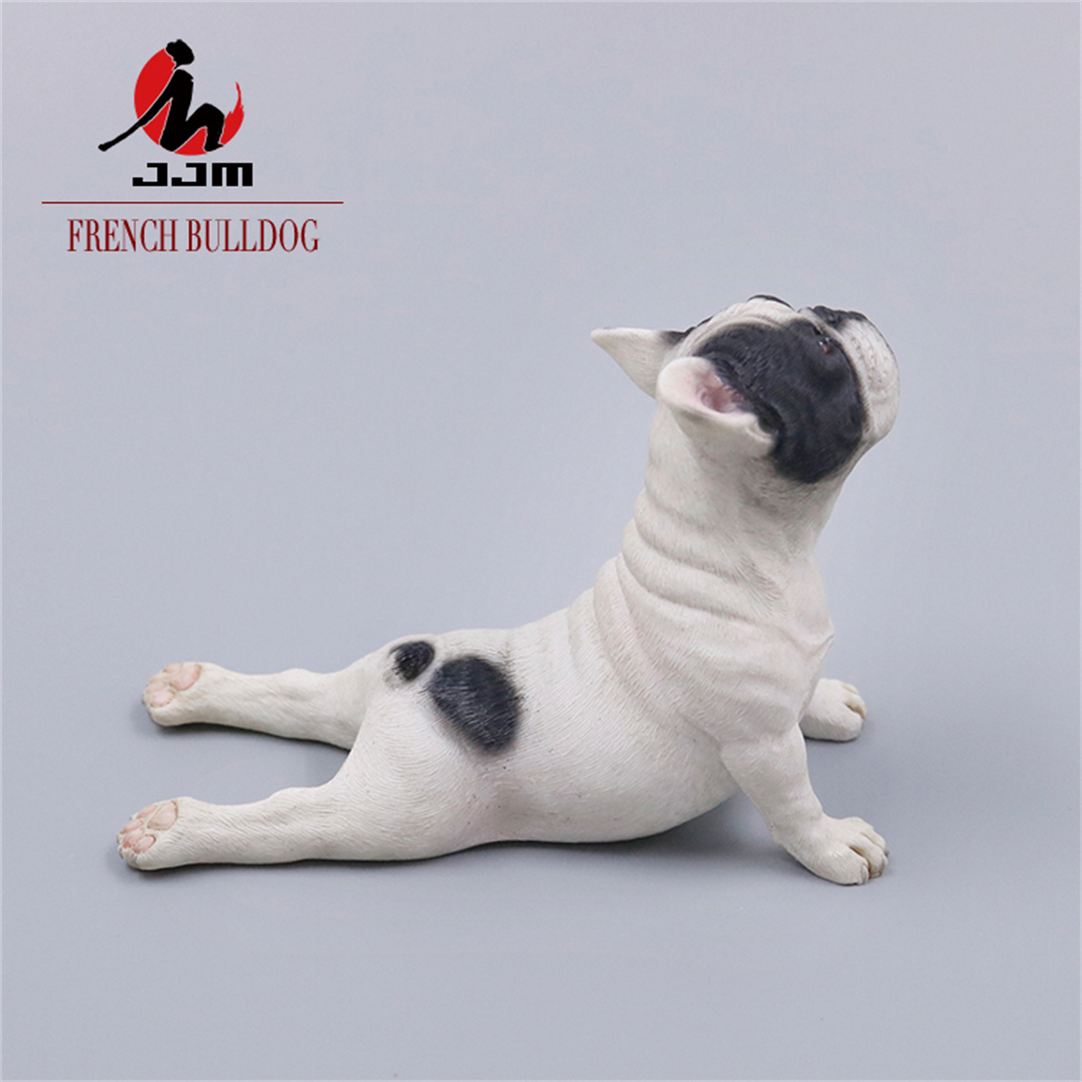 JJM 1/6 French Bulldog Dog Pet Figure Animal Model Collector Toy Decoration Gift Car Ornaments Crafts Simulation Lying Position JJM 1/6 French Bulldog Dog Pet Figure Animal Model Collector Toy Decoration Gift Car Ornaments Crafts Simulation Lying Position
