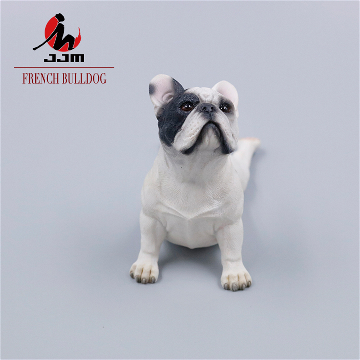 JJM 1/6 French Bulldog Dog Pet Figure Animal Model Collector Toy Decoration Gift Car Ornaments Crafts Simulation Lying Position JJM 1/6 French Bulldog Dog Pet Figure Animal Model Collector Toy Decoration Gift Car Ornaments Crafts Simulation Lying Position