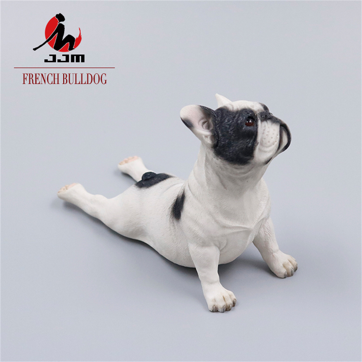 JJM 1/6 French Bulldog Dog Pet Figure Animal Model Collector Toy Decoration Gift Car Ornaments Crafts Simulation Lying Position JJM 1/6 French Bulldog Dog Pet Figure Animal Model Collector Toy Decoration Gift Car Ornaments Crafts Simulation Lying Position