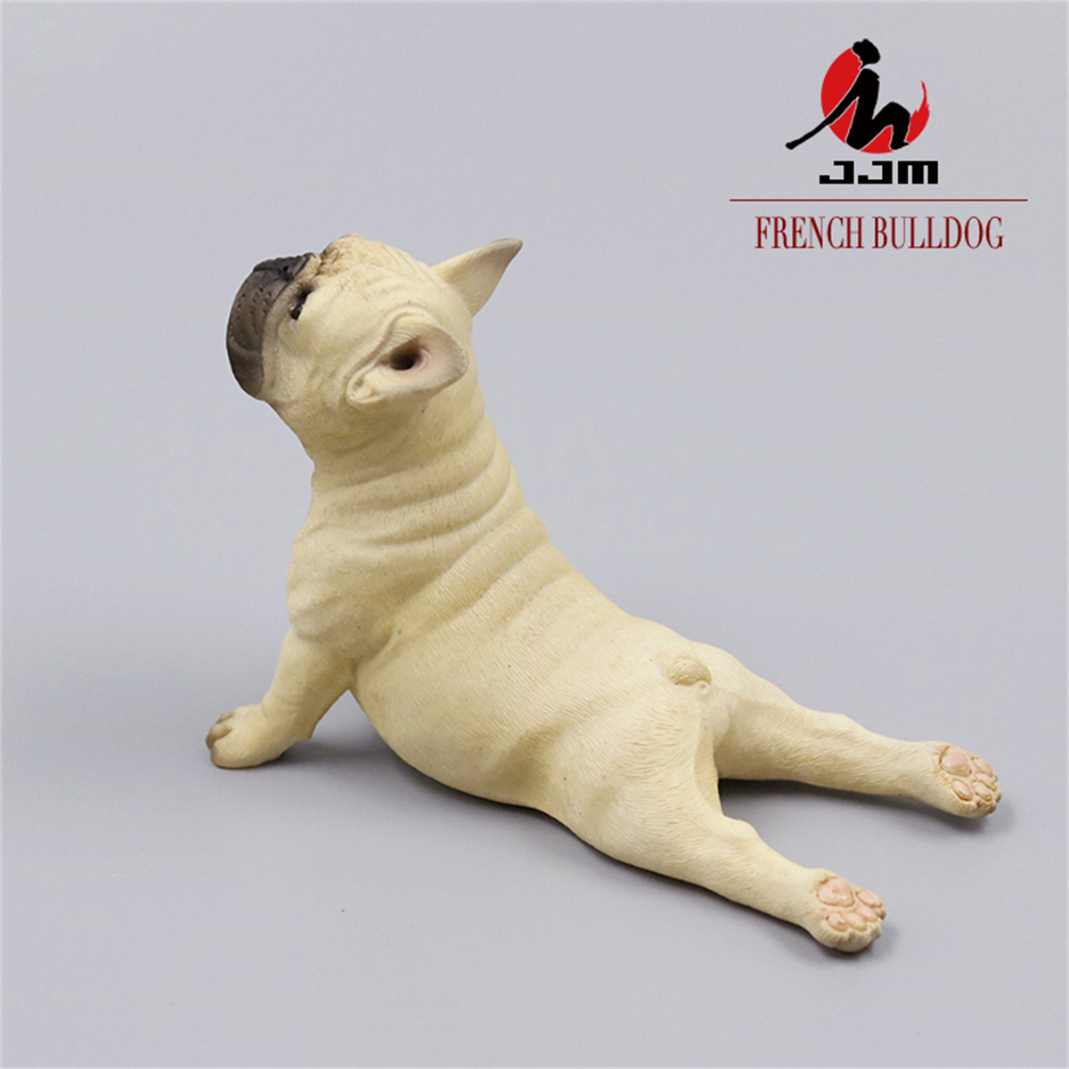 JJM 1/6 French Bulldog Dog Pet Figure Animal Model Collector Toy Decoration Gift Car Ornaments Crafts Simulation Lying Position JJM 1/6 French Bulldog Dog Pet Figure Animal Model Collector Toy Decoration Gift Car Ornaments Crafts Simulation Lying Position