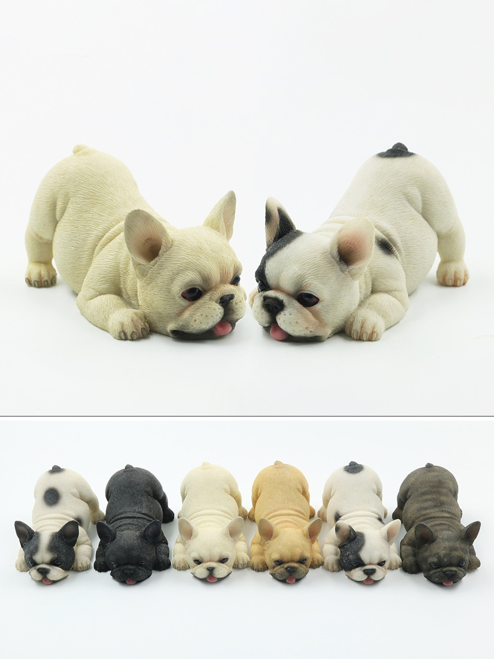 JJM Play French Bulldog Dog Pet Figure Animal Model Collector Toy Decoration Gift JJM Play French Bulldog Dog Pet Figure Animal Model Collector Toy Decoration Gift