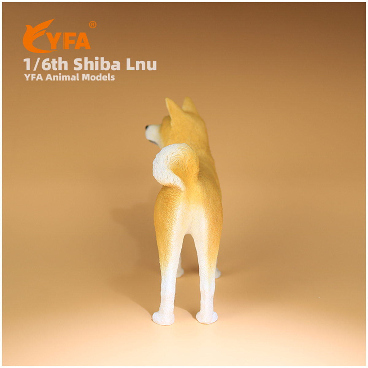 JJM 1/6 Shiba Inu Pet Dog Animal Figure Car Decoration Resin Model Educational for Children Kids Christmas Present Gift Toy