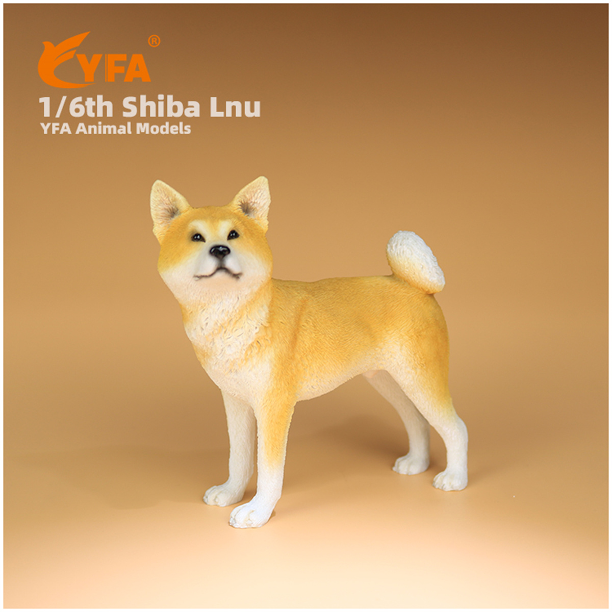 JJM 1/6 Shiba Inu Pet Dog Animal Figure Car Decoration Resin Model Educational for Children Kids Christmas Present Gift Toy
