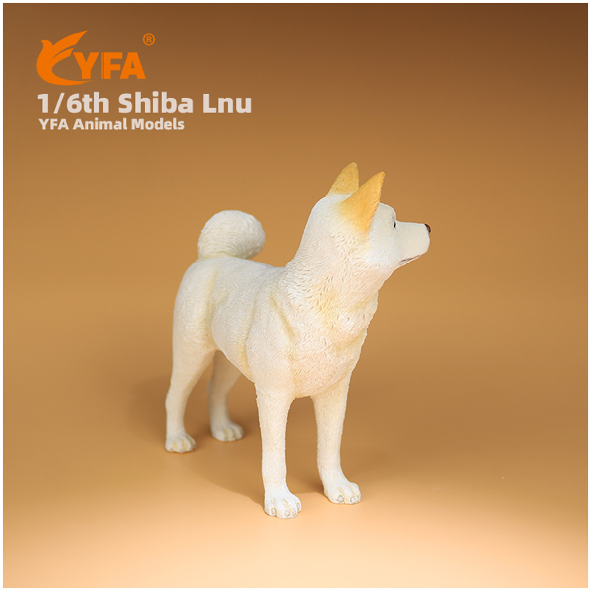 JJM 1/6 Shiba Inu Pet Dog Animal Figure Car Decoration Resin Model Educational for Children Kids Christmas Present Gift Toy