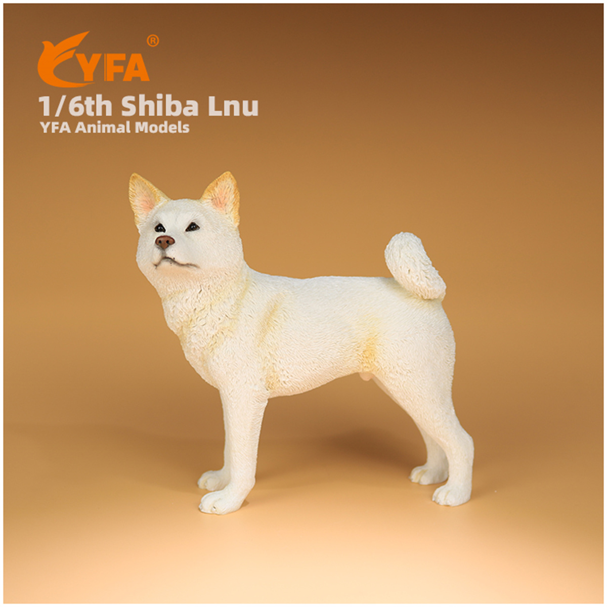 JJM 1/6 Shiba Inu Pet Dog Animal Figure Car Decoration Resin Model Educational for Children Kids Christmas Present Gift Toy