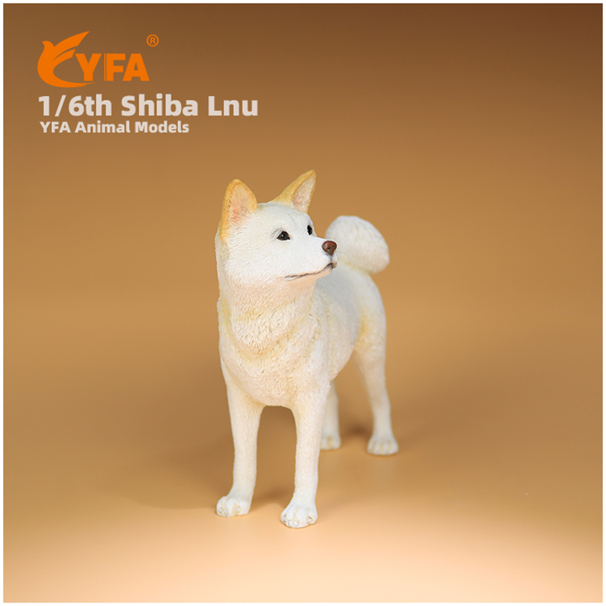 JJM 1/6 Shiba Inu Pet Dog Animal Figure Car Decoration Resin Model Educational for Children Kids Christmas Present Gift Toy