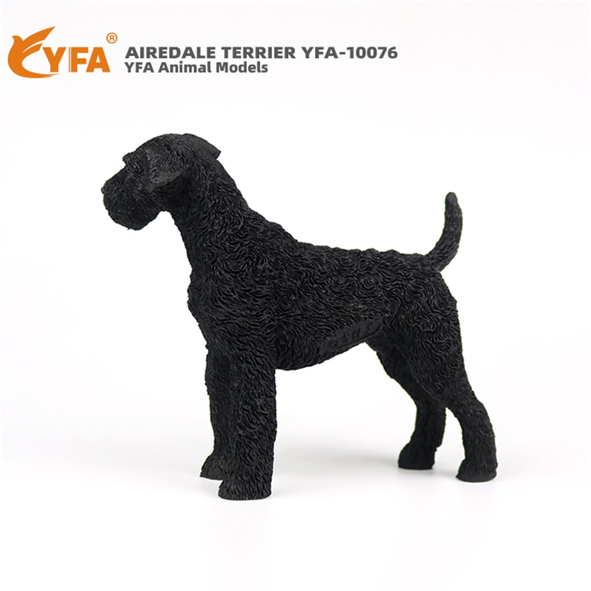 JJM Airedale Terrier Dog Pet Figure Canidae Animal Collector Car Decoration Toy Crafts Souvenirs Soldier Hand-made Collection