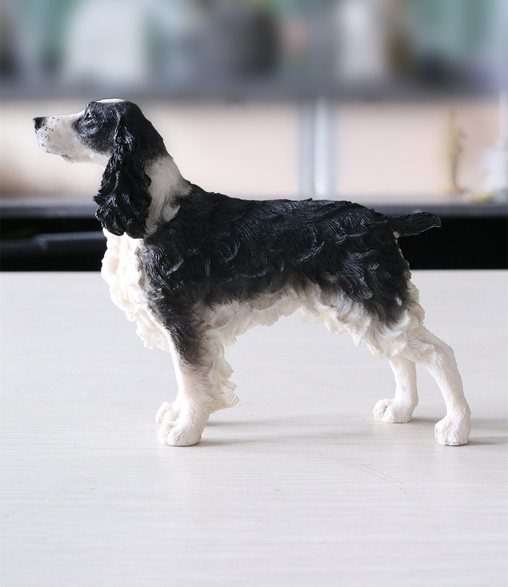 JJM English Springer Spaniel Dog Pet Figure Canidae Animal Collector Toys Resin Model Educational for Children Gift Car Decor JJM English Springer Spaniel Dog Pet Figure Canidae Animal Collector Toys Resin Model Educational for Children Gift Car Decor
