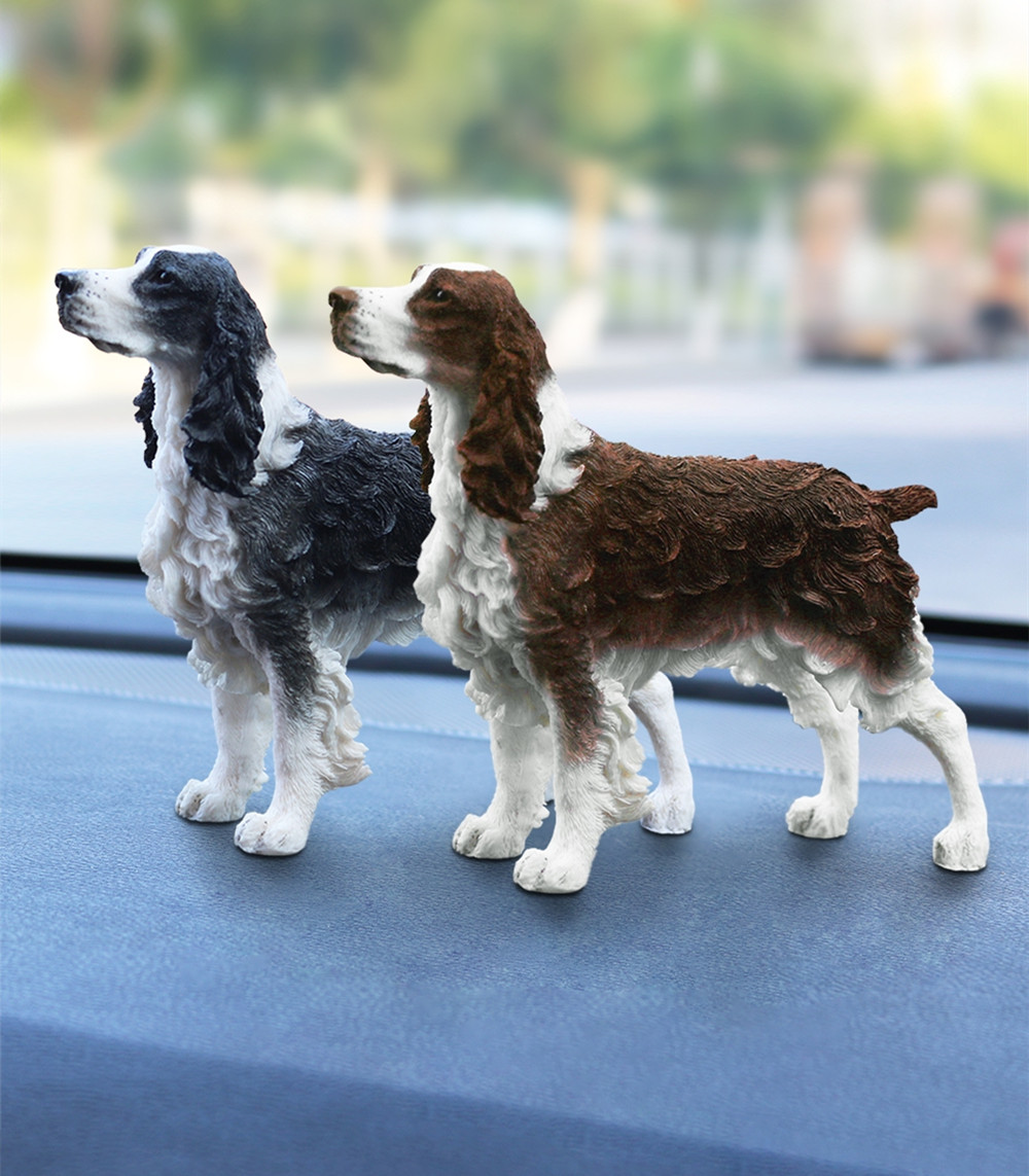 JJM English Springer Spaniel Dog Pet Figure Canidae Animal Collector Toys Resin Model Educational for Children Gift Car Decor JJM English Springer Spaniel Dog Pet Figure Canidae Animal Collector Toys Resin Model Educational for Children Gift Car Decor